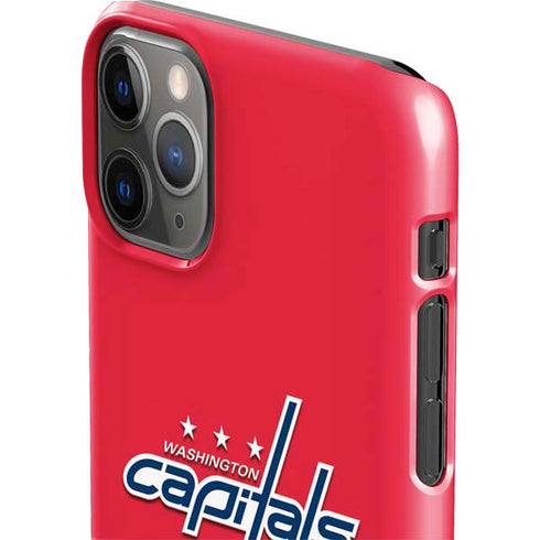 NHL Washington Capitals Solid Background iPhone 11 Pro Max Lite Case