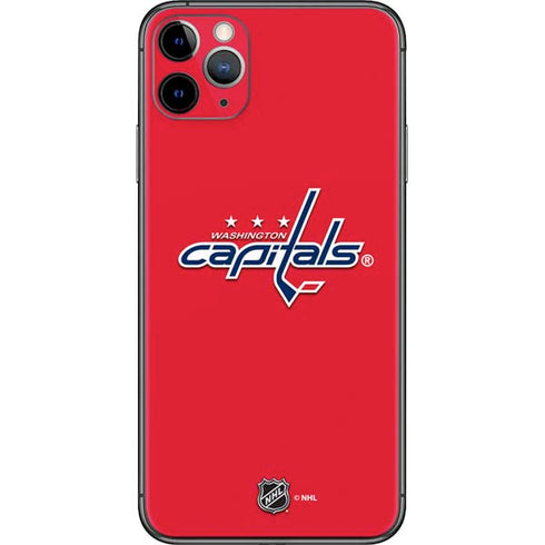 NHL Washington Capitals Solid Background iPhone 11 Pro Max Skin