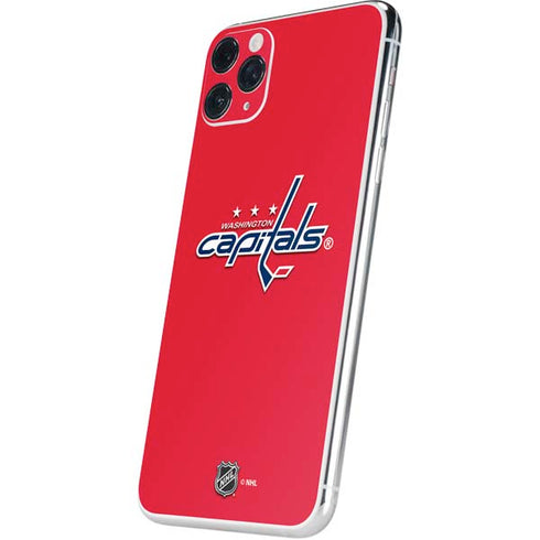NHL Washington Capitals Solid Background iPhone 11 Pro Max Skin