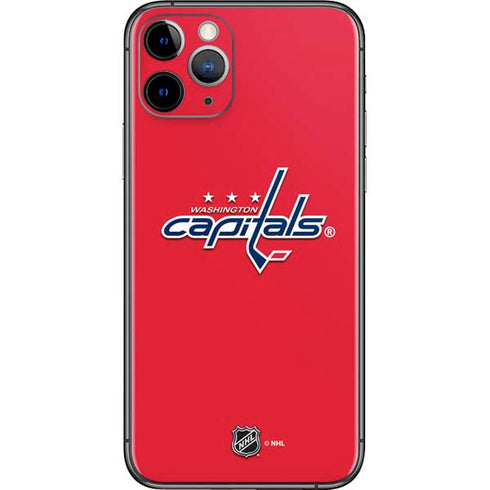 NHL Washington Capitals Solid Background iPhone 11 Pro Skin