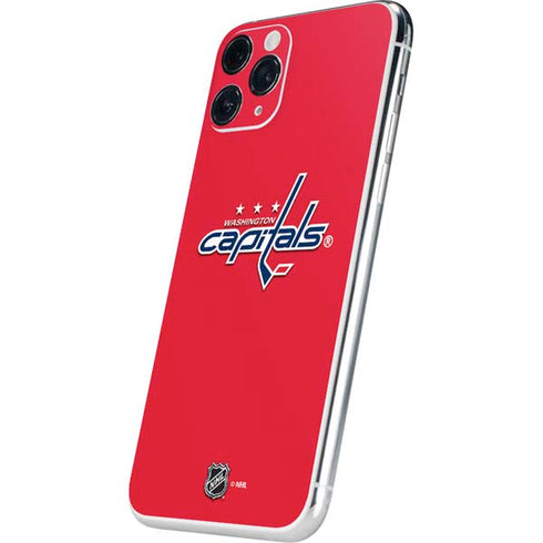 NHL Washington Capitals Solid Background iPhone 11 Pro Skin