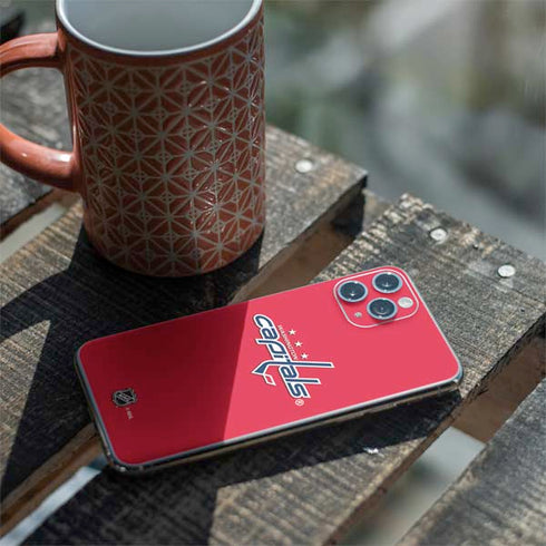 NHL Washington Capitals Solid Background iPhone 11 Pro Skin