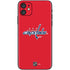 NHL Washington Capitals Solid Background iPhone 11 Skin