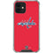 NHL Washington Capitals Solid Background iPhone 12 Clear Case