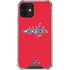 NHL Washington Capitals Solid Background iPhone 12 Clear Case