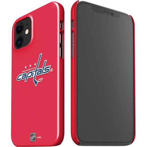 NHL Washington Capitals Solid Background iPhone 12 Mini Lite Case