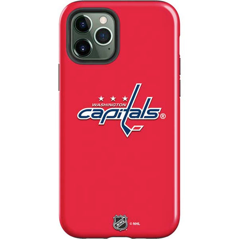 NHL Washington Capitals Solid Background iPhone 12 Pro Impact Case