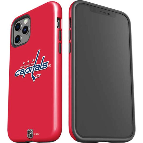 NHL Washington Capitals Solid Background iPhone 12 Pro Max Impact Case