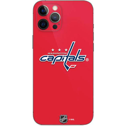 NHL Washington Capitals Solid Background iPhone 12 Pro Max Skin
