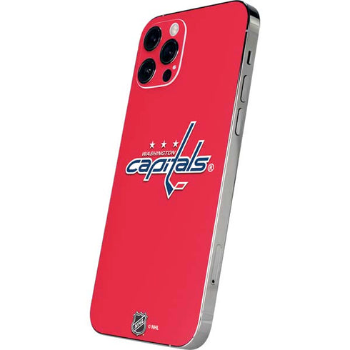 NHL Washington Capitals Solid Background iPhone 12 Pro Skin
