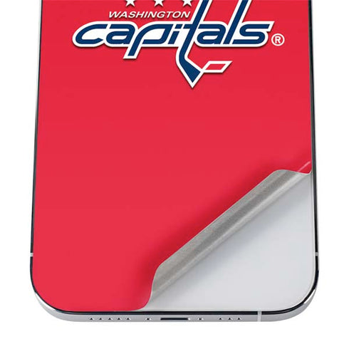 NHL Washington Capitals Solid Background iPhone 12 Pro Skin