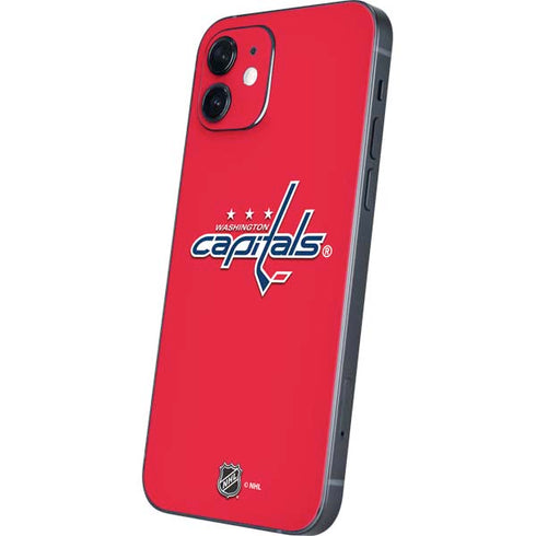 NHL Washington Capitals Solid Background iPhone 12 Skin