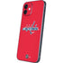 NHL Washington Capitals Solid Background iPhone 12 Skin