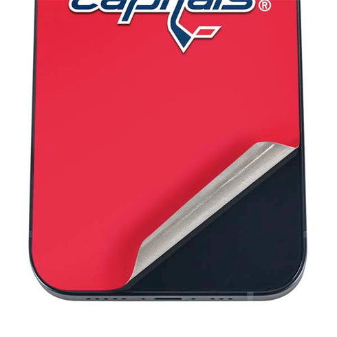 NHL Washington Capitals Solid Background iPhone 12 Skin