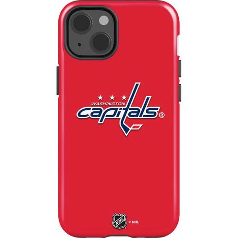 NHL Washington Capitals Solid Background iPhone 13 Impact Case