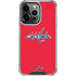 NHL Washington Capitals Solid Background iPhone 13 Pro Clear Case