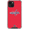 NHL Washington Capitals Solid Background iPhone 14 Clear Case