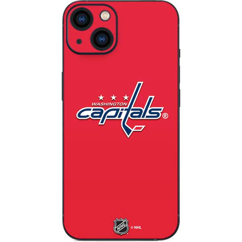 NHL Washington Capitals Solid Background iPhone 14 Plus Skin