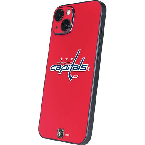 NHL Washington Capitals Solid Background iPhone 14 Plus Skin