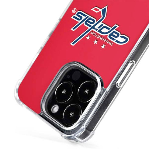 NHL Washington Capitals Solid Background iPhone 14 Pro Max MagSafe Case