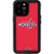 NHL Washington Capitals Solid Background iPhone 14 Pro Max Waterproof Case