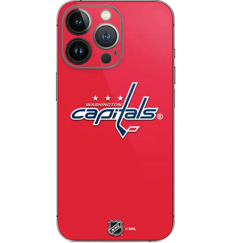 NHL Washington Capitals Solid Background iPhone 14 Pro Skin