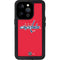 NHL Washington Capitals Solid Background iPhone 14 Pro Waterproof Case