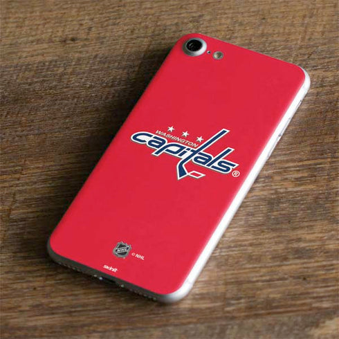NHL Washington Capitals Solid Background iPhone 7 Skin