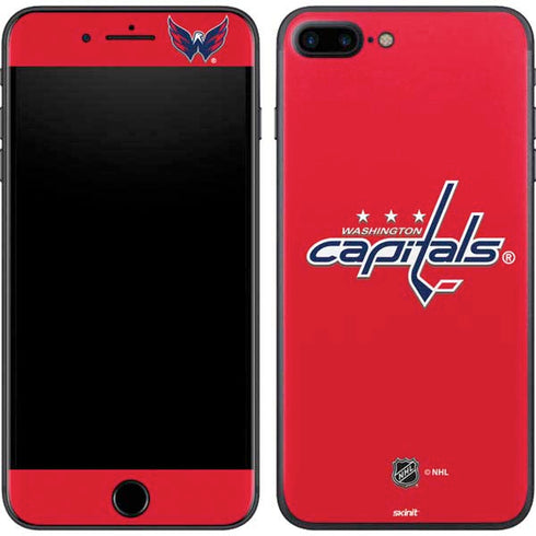 NHL Washington Capitals Solid Background iPhone 8 Plus Skin