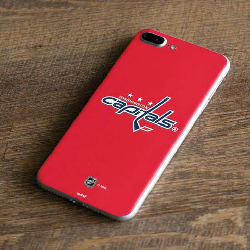 NHL Washington Capitals Solid Background iPhone 8 Plus Skin