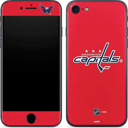 NHL Washington Capitals Solid Background iPhone 8 Skin
