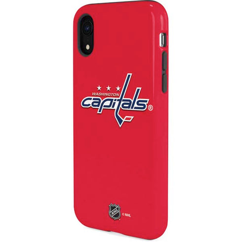 NHL Washington Capitals Solid Background iPhone XR Pro Case