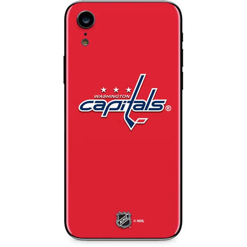 NHL Washington Capitals Solid Background iPhone XR Skin