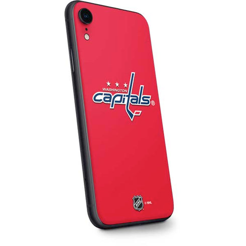 NHL Washington Capitals Solid Background iPhone XR Skin