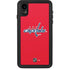 NHL Washington Capitals Solid Background iPhone XR Waterproof Case
