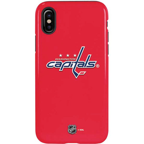 NHL Washington Capitals Solid Background iPhone XS Pro Case