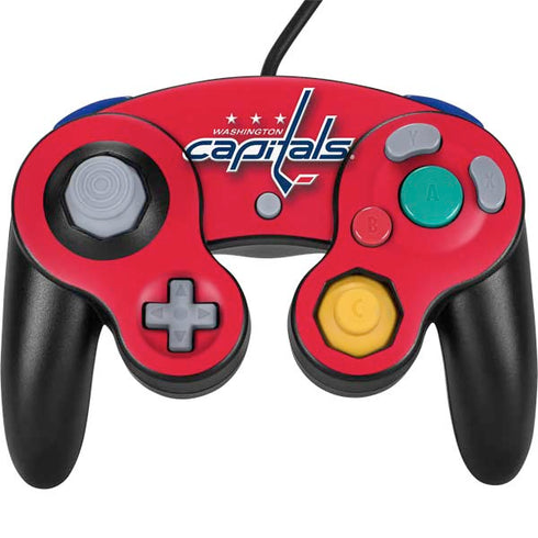 NHL Washington Capitals Solid Background Nintendo GameCube Controller Skin