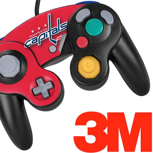NHL Washington Capitals Solid Background Nintendo GameCube Controller Skin