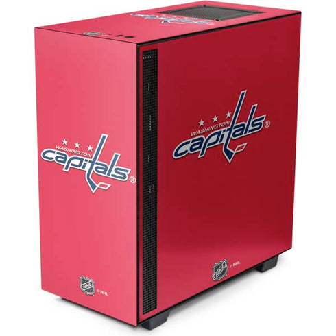 NHL Washington Capitals Solid Background NZXT H510 Compact ATX Mid-Tower Case Skin