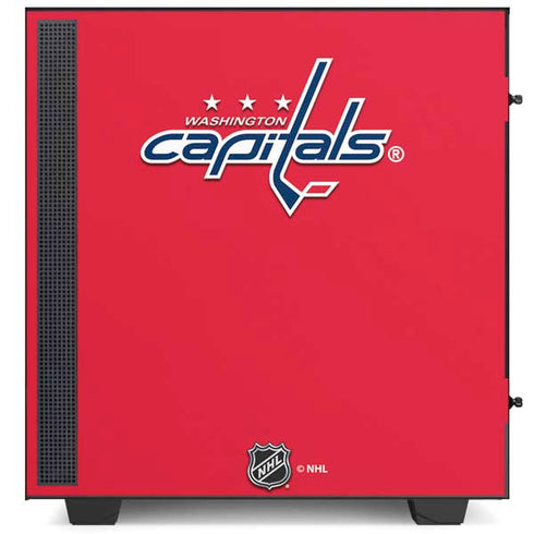 NHL Washington Capitals Solid Background NZXT H510 Compact ATX Mid-Tower Case Skin