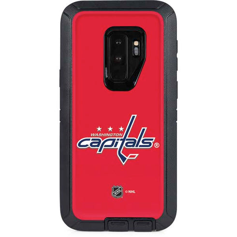 NHL Washington Capitals Solid Background Otterbox Defender Galaxy Skin