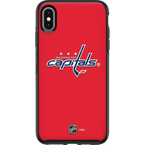 NHL Washington Capitals Solid Background Otterbox Symmetry iPhone Skin