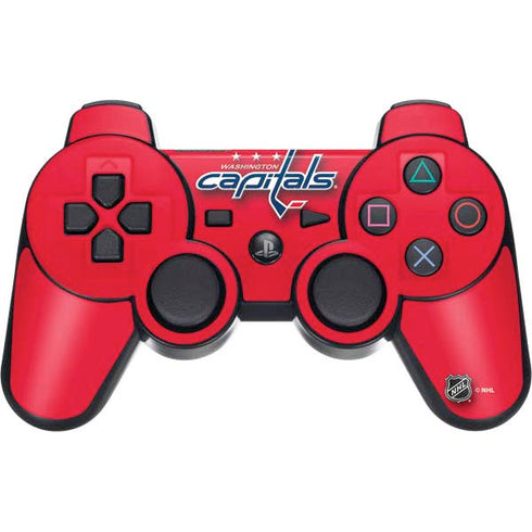 NHL Washington Capitals Solid Background PS3 Dual Shock wireless controller Skin