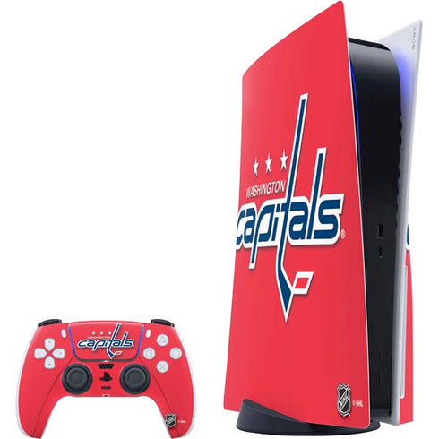 NHL Washington Capitals Solid Background PS5 Bundle Skin