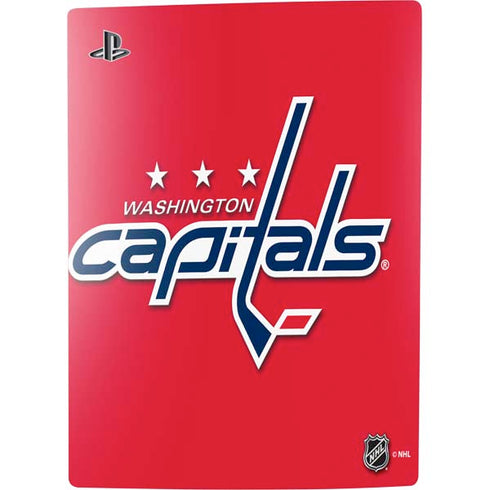 NHL Washington Capitals Solid Background PS5 Console Skin