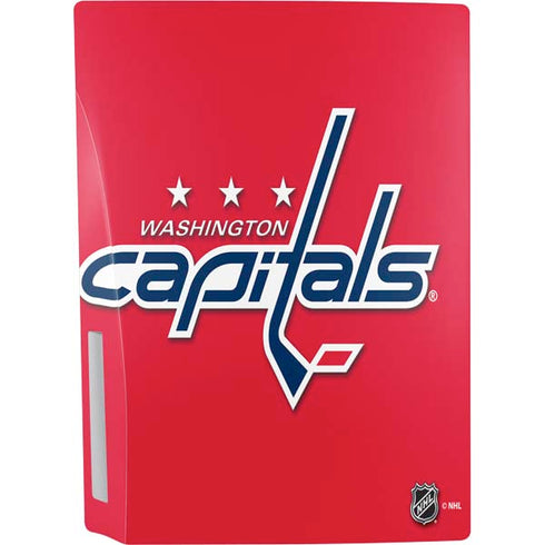 NHL Washington Capitals Solid Background PS5 Console Skin