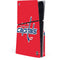 NHL Washington Capitals Solid Background PS5 Slim Disk Console Skin