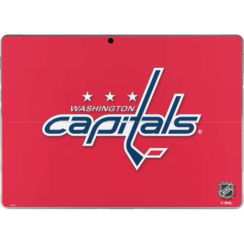 NHL Washington Capitals Solid Background Surface Pro 9 Skin