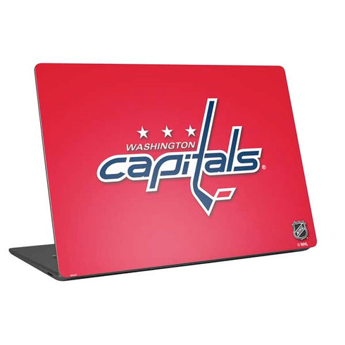 NHL Washington Capitals Solid Background Universal Laptop 13in (10.6 x 7.6in) Skin