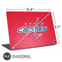 NHL Washington Capitals Solid Background Universal Laptop 16.6in (13.4 x 9.7in) Skin
